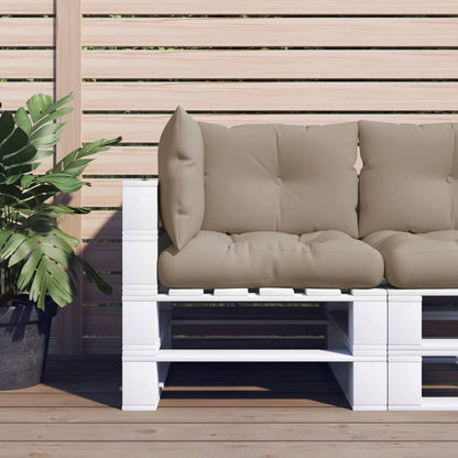 Pallet Cushions 3 pcs Taupe Fabric