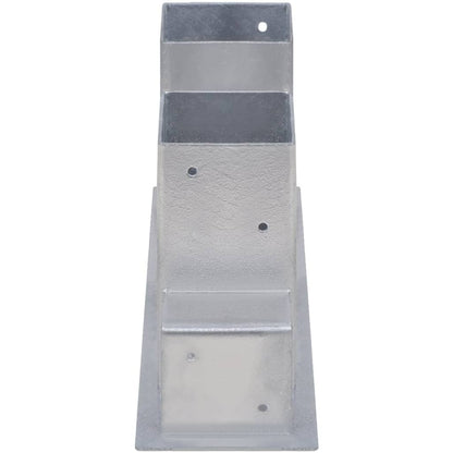 278715 vidaXL Firewood Stacking Aids 12 pcs Steel Silver (3x41925)