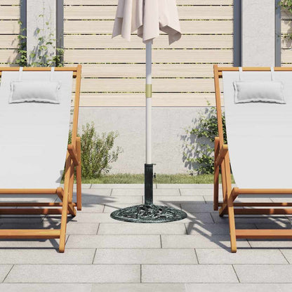Umbrella Base Green 9 kg 40 cm Cast Iron