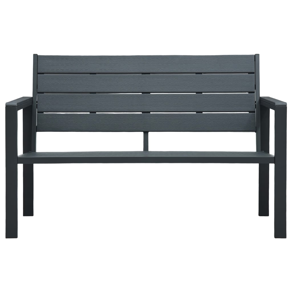 Garden Bench | Grey | HDPE | Medium | Durable | Garden Bench