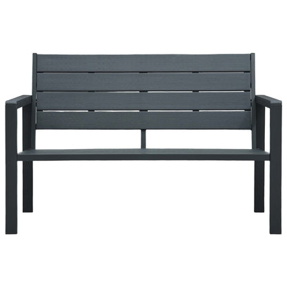 Garden Bench | Grey | HDPE | Medium | Durable | Garden Bench