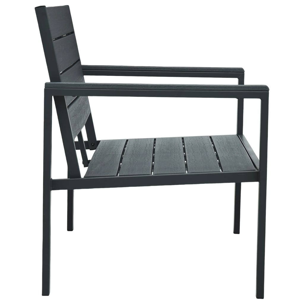 Garden Bench | Grey | HDPE | Medium | Durable | Garden Bench