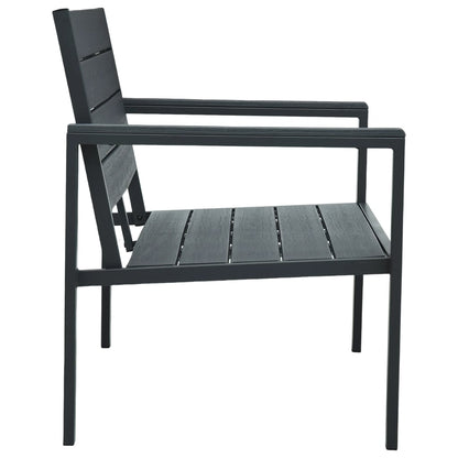 Garden Bench | Grey | HDPE | Medium | Durable | Garden Bench
