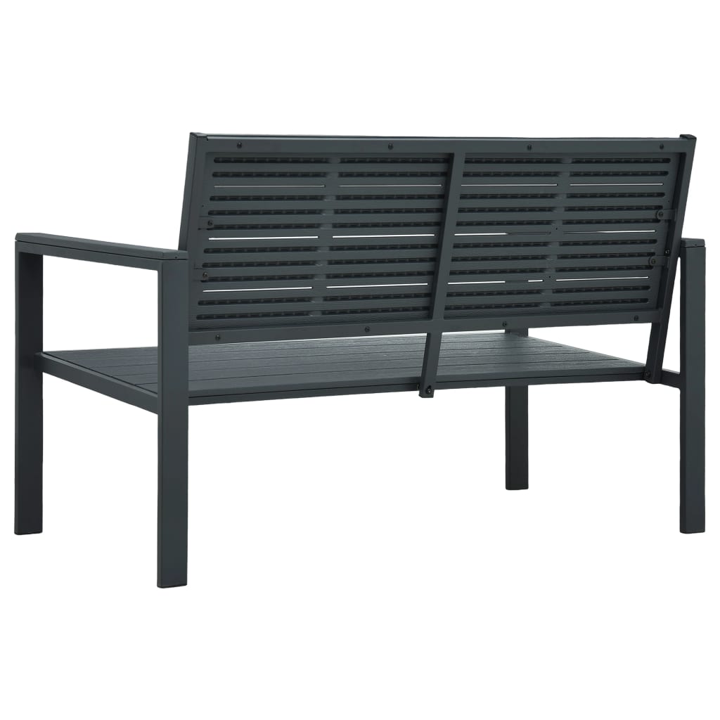 Garden Bench | Grey | HDPE | Medium | Durable | Garden Bench