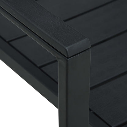 Garden Chair | Set of 2 | Black | HDPE | Standard | Durable