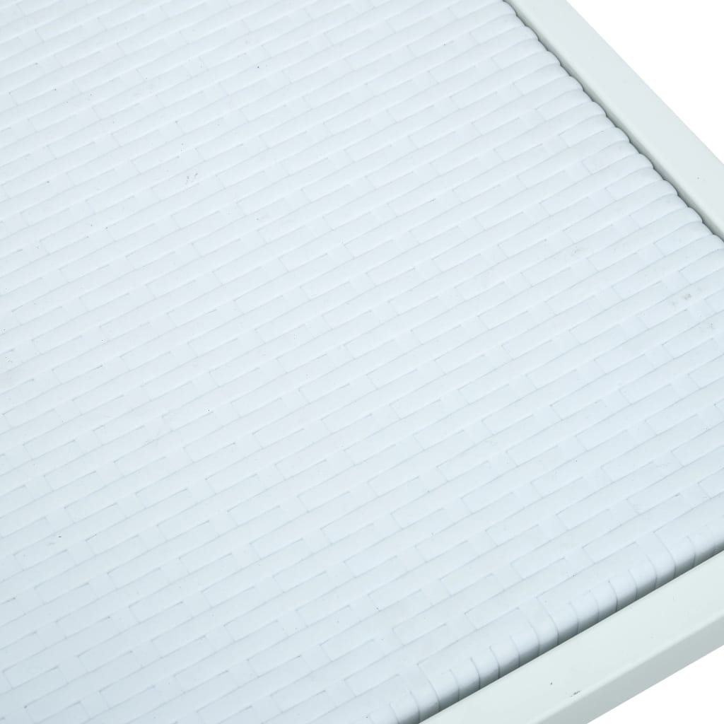 Garden Chair | Set of 4 | White | Plastic | Standard | Light Weight