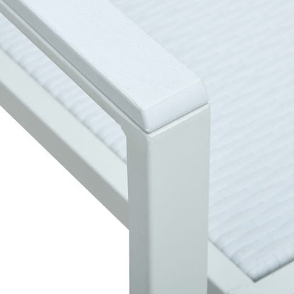 Garden Chair | Set of 4 | White | Plastic | Standard | Light Weight