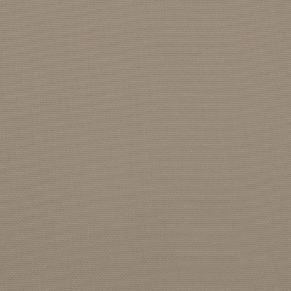 Garden chair cushions 4 pcs Taupe 39.37 x 19.69 x 1.18 in