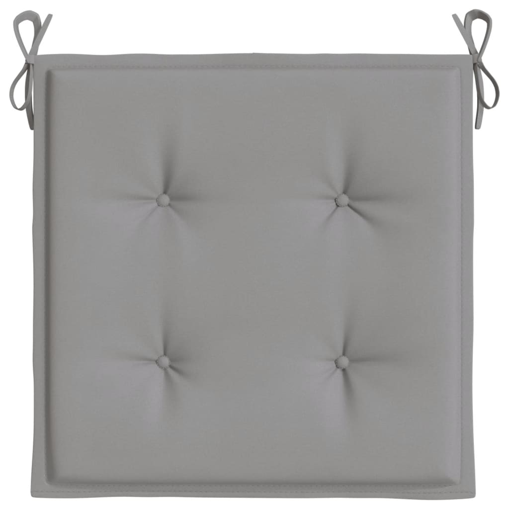 Garden Chair Cushions 2 pcs Gray 19.7"x19.7"x1.6" Oxford Fabric