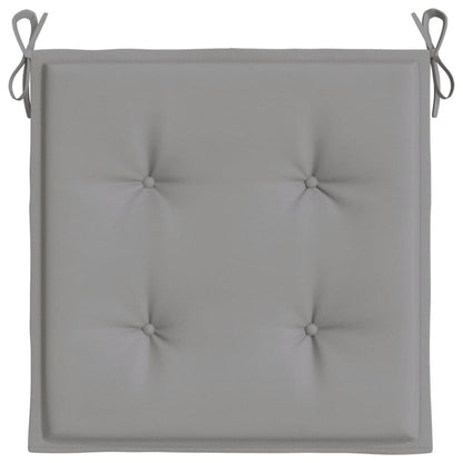 Garden Chair Cushions 2 pcs Gray 19.7"x19.7"x1.6" Oxford Fabric