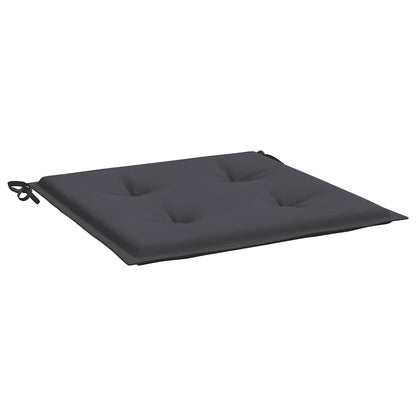Garden Chair Cushions 2 pcs Anthracite 19.7"x19.7"x1.6" Oxford Fabric
