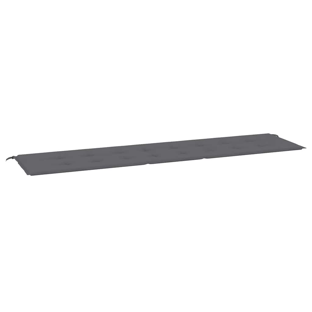 Garden Bench Cushion Anthracite 78.7"x19.7"x1.6" Oxford Fabric