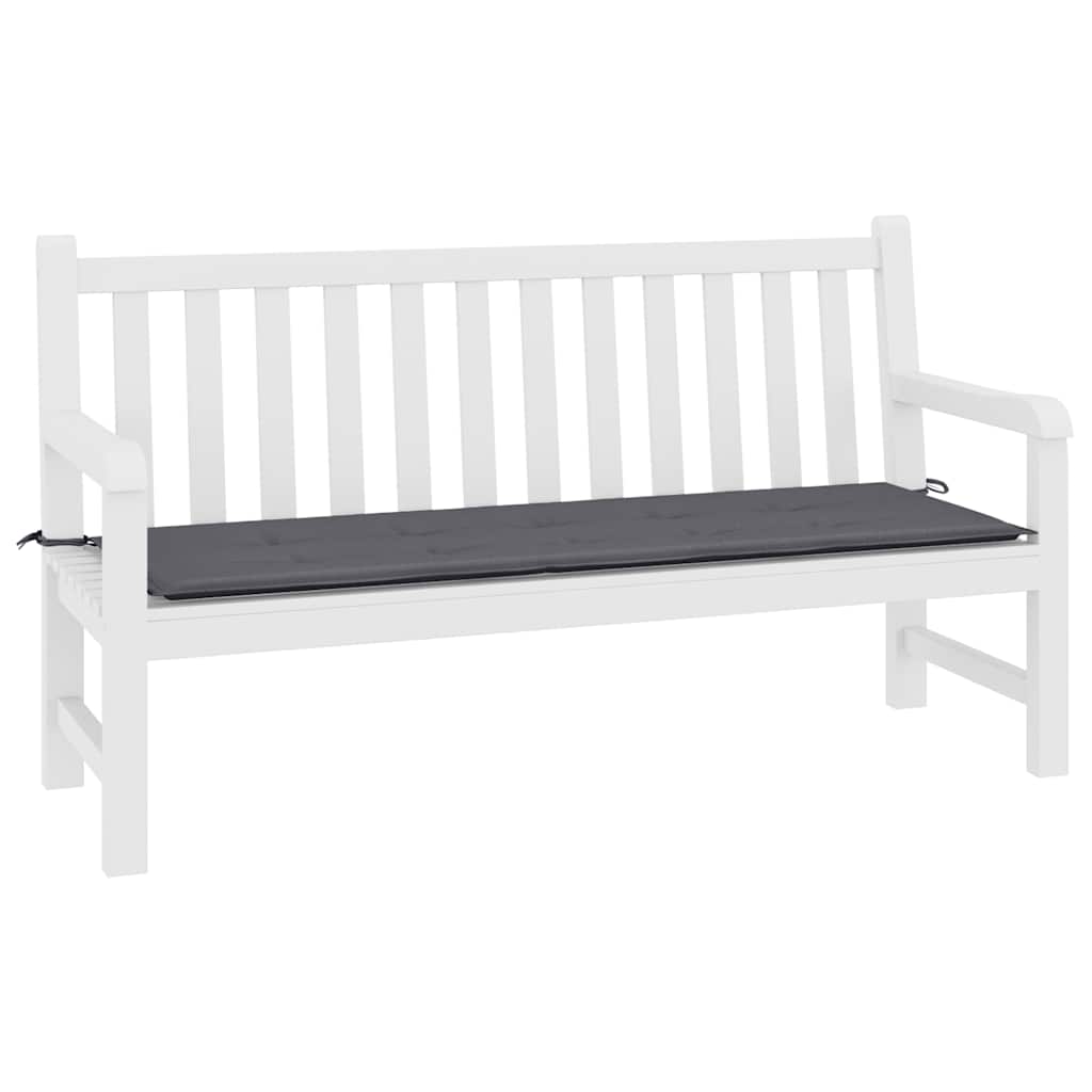 Garden Bench Cushion Anthracite 78.7"x19.7"x1.6" Oxford Fabric
