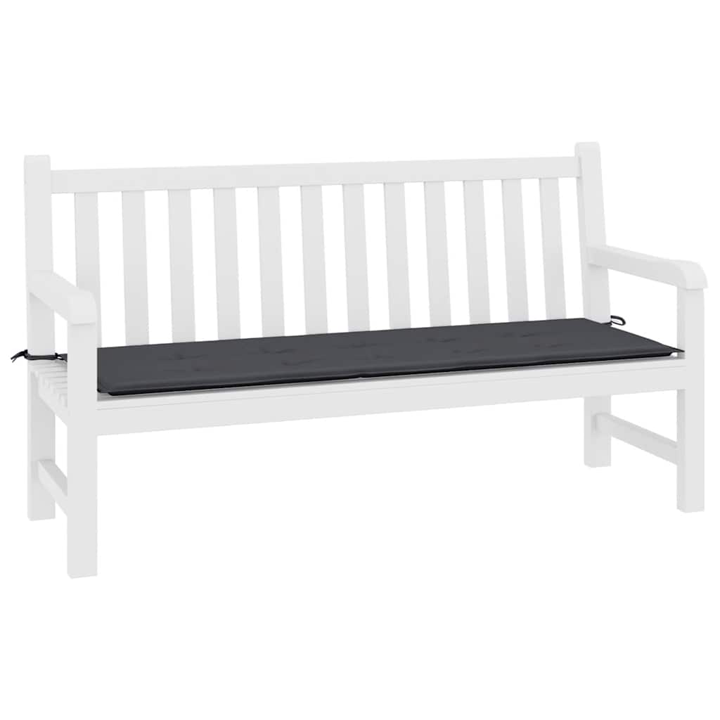 Garden Bench Cushion Black 78.7"x19.7"x1.6" Oxford Fabric