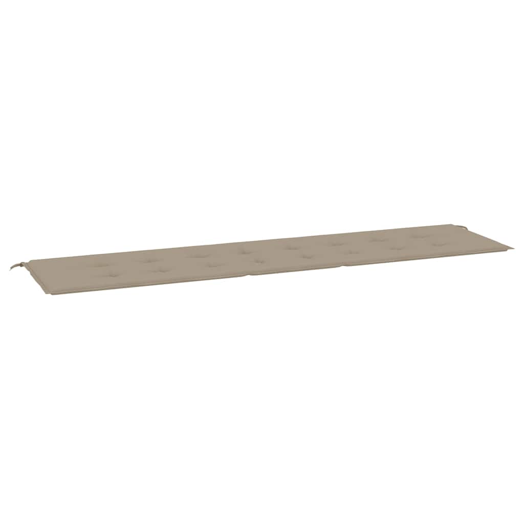 Garden Bench Cushion Taupe 78.7"x19.7"x1.2" Oxford Fabric