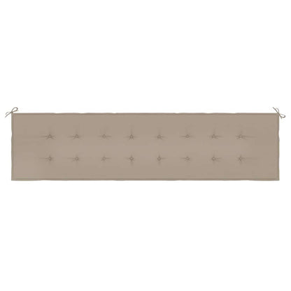 Garden Bench Cushion Taupe 78.7"x19.7"x1.2" Oxford Fabric