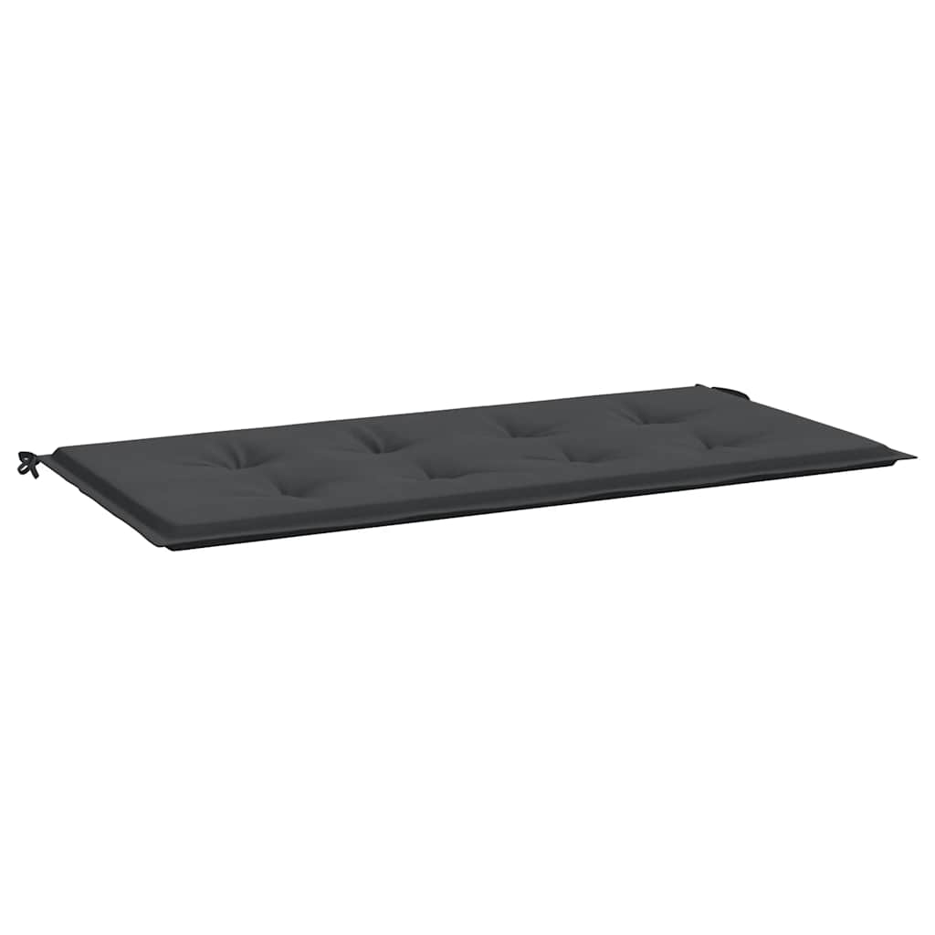 Garden Bench Cushion Black 39.4"x19.7"x1.6" Oxford Fabric