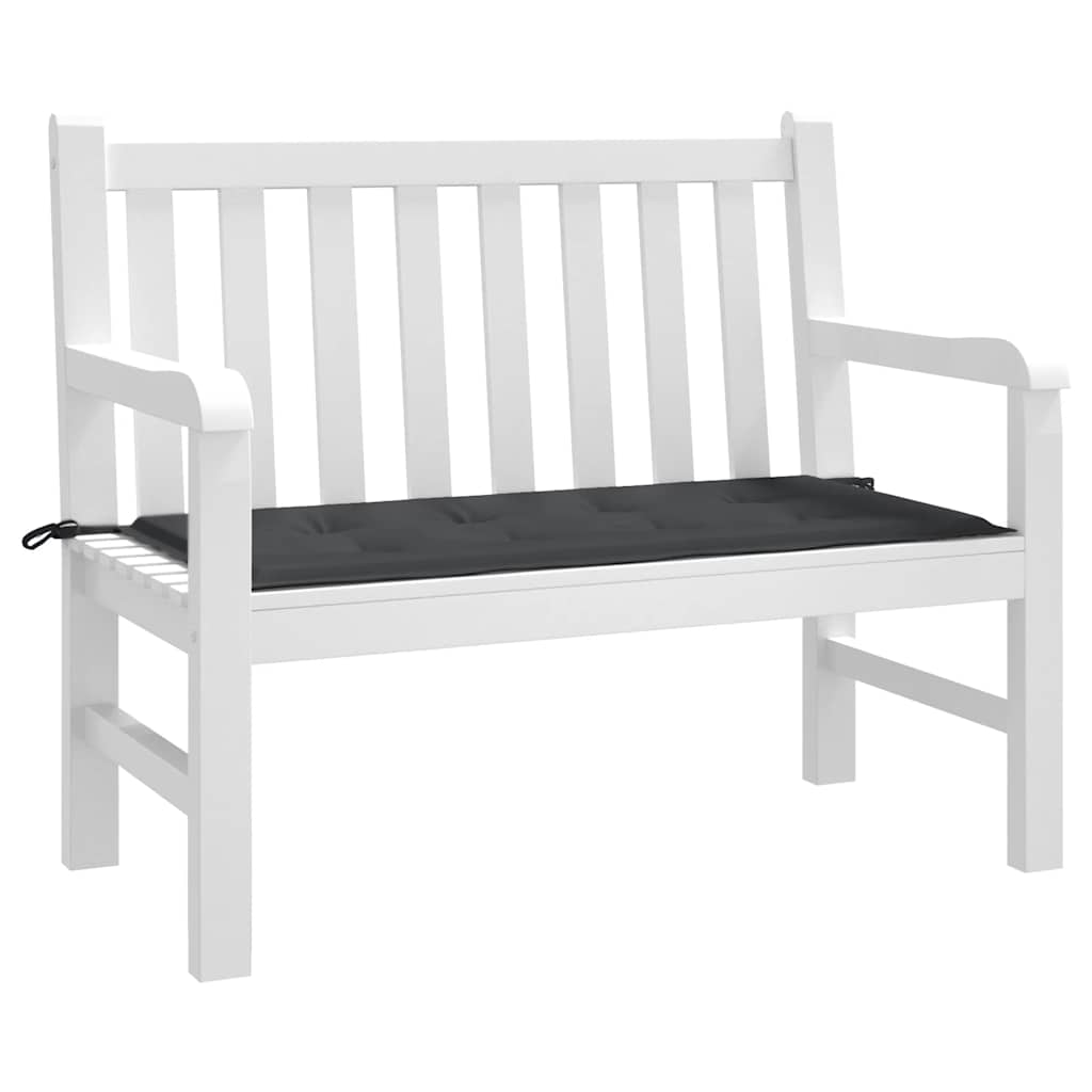 Garden Bench Cushion Black 39.4"x19.7"x1.6" Oxford Fabric