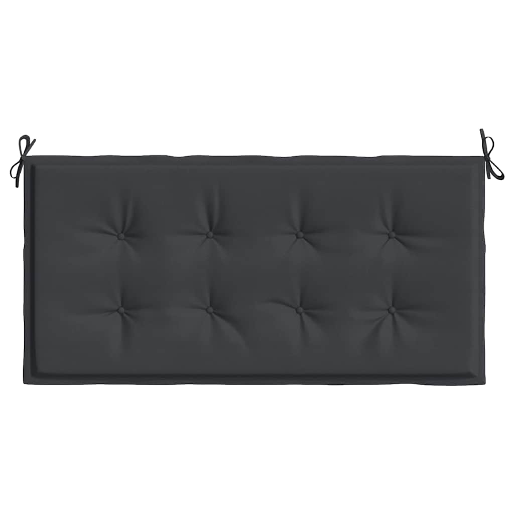Garden Bench Cushion Black 39.4"x19.7"x1.6" Oxford Fabric