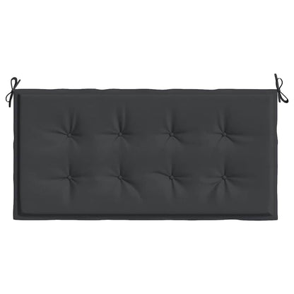 Garden Bench Cushion Black 39.4"x19.7"x1.6" Oxford Fabric