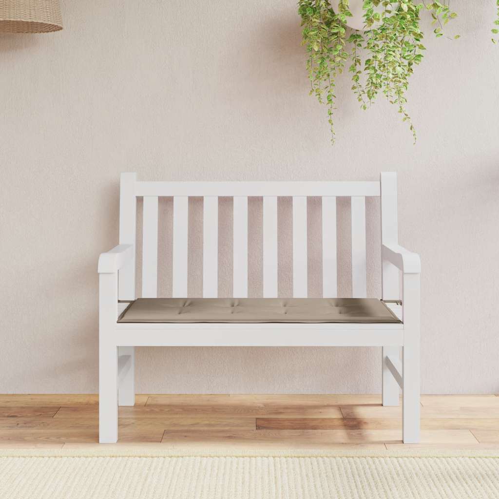 Garden Bench Cushion Taupe 39.4"x19.7"x1.6" Oxford Fabric