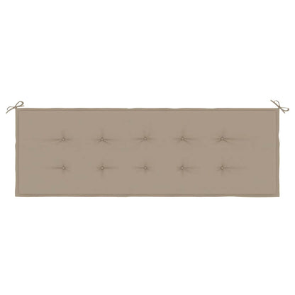 Garden Bench Cushion Taupe 59.1"x19.7"x1.6" Oxford Fabric