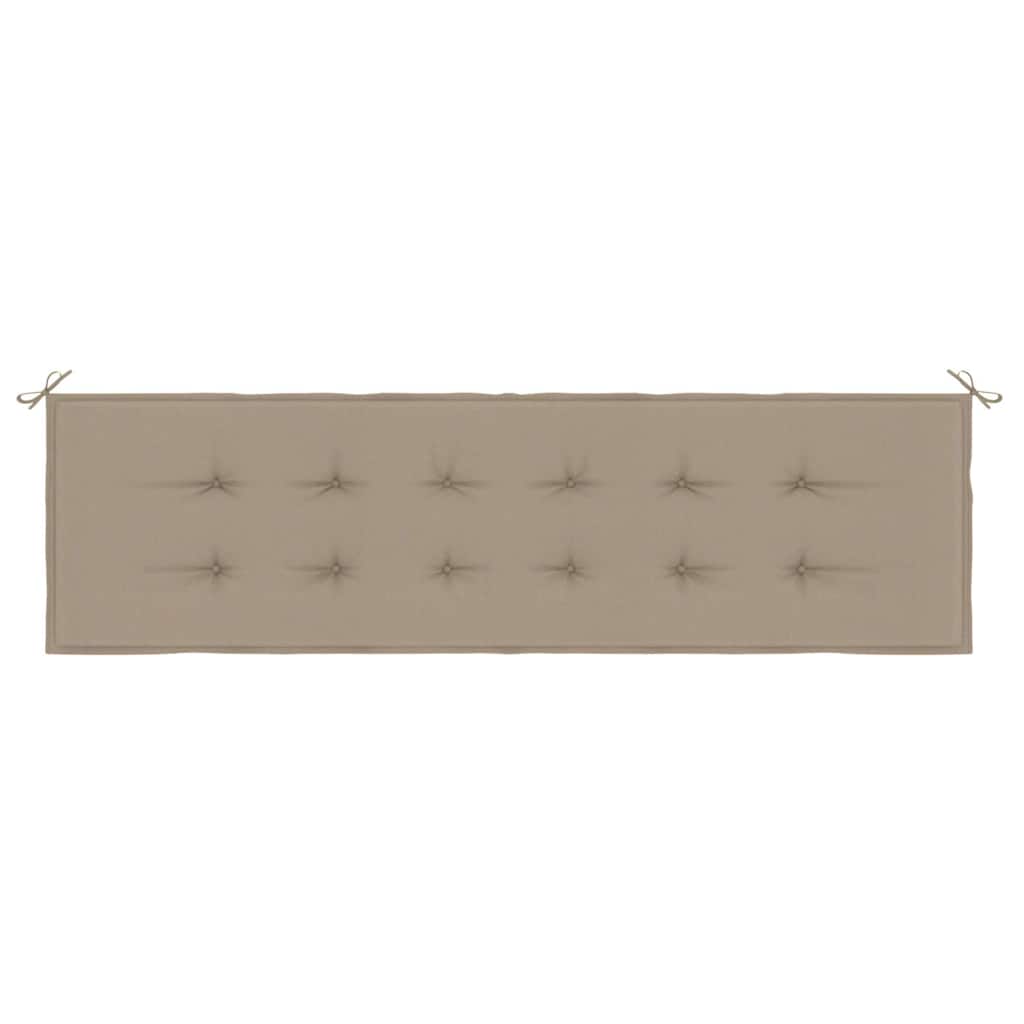 Garden Bench Cushion Taupe 70.9"x19.7"x1.2" Oxford Fabric