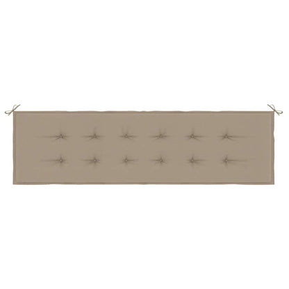 Garden Bench Cushion Taupe 70.9"x19.7"x1.2" Oxford Fabric
