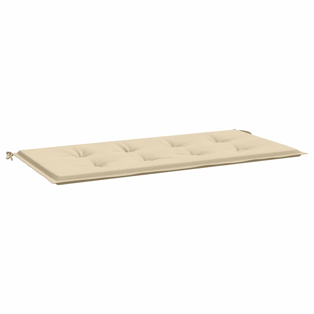 Garden Bench Cushion Beige 39.4"x19.7"x1.6" Oxford Fabric