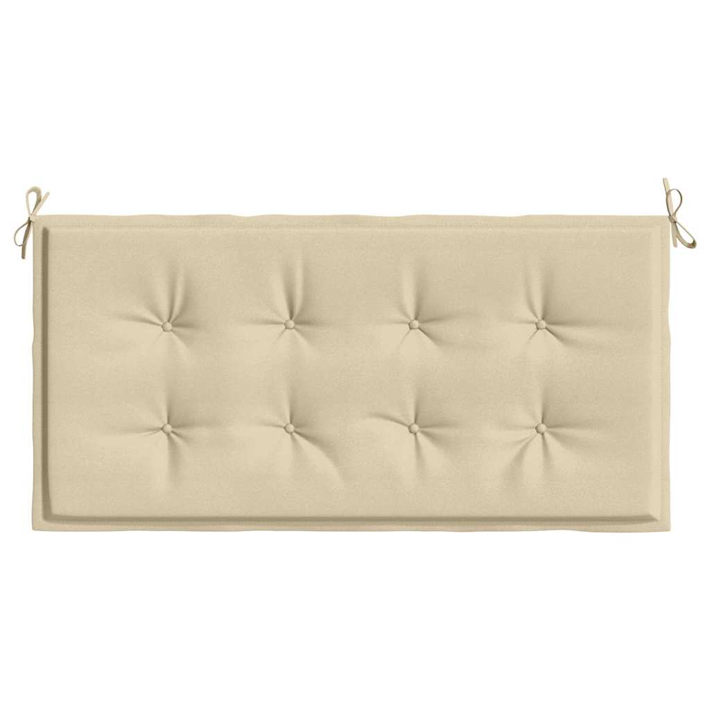 Garden Bench Cushion Beige 39.4"x19.7"x1.6" Oxford Fabric
