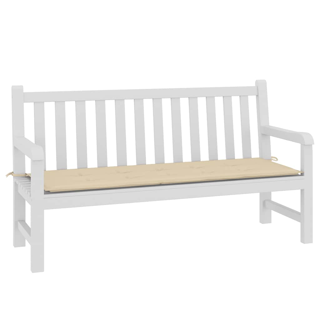 Garden Bench Cushion Beige 59.1"x19.7"x0.8" Oxford Fabric