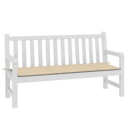 Garden Bench Cushion Beige 59.1"x19.7"x0.8" Oxford Fabric