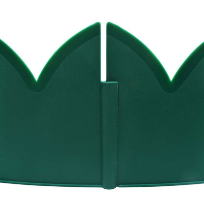 Lawn Edgings 10 pcs Green 65x15 cm PP