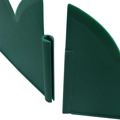 Lawn Edgings 10 pcs Green 65x15 cm PP