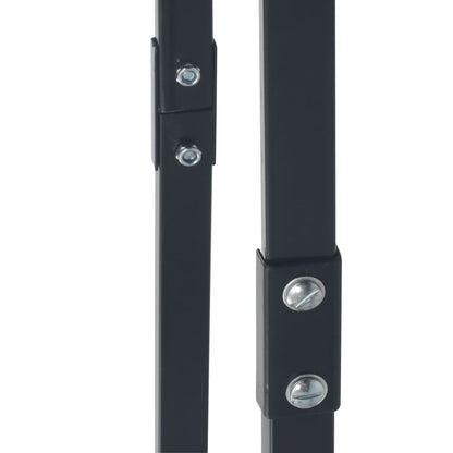 Firewood Rack Black 100x25x100 cm Steel