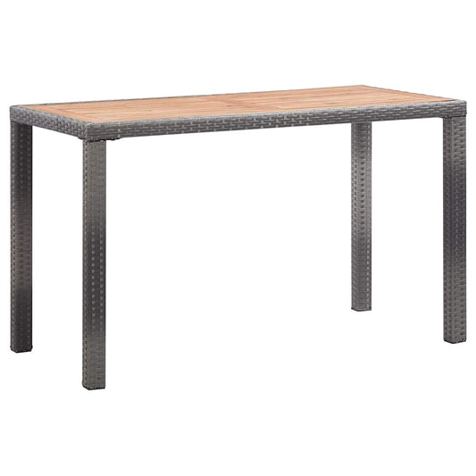 Outdoor Table | Anthracite and brown