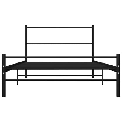Bed Frame | Black | Metal | Single | Durable | Bed Frame | Rectangular