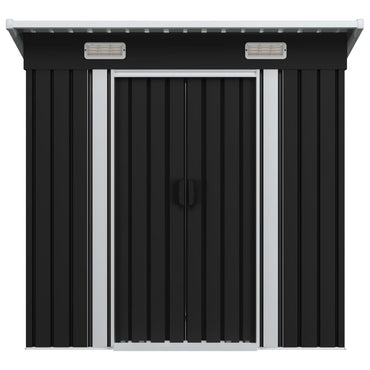 Garden Shed Anthracite Steel