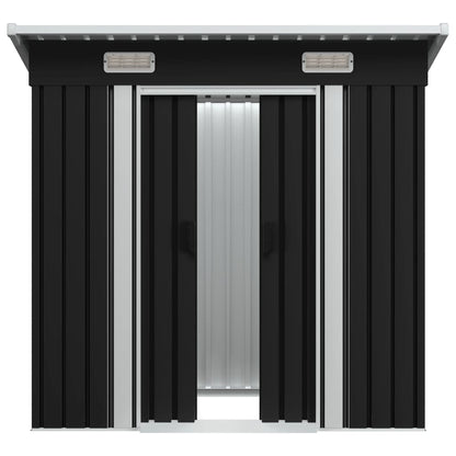 Garden Shed Anthracite Steel