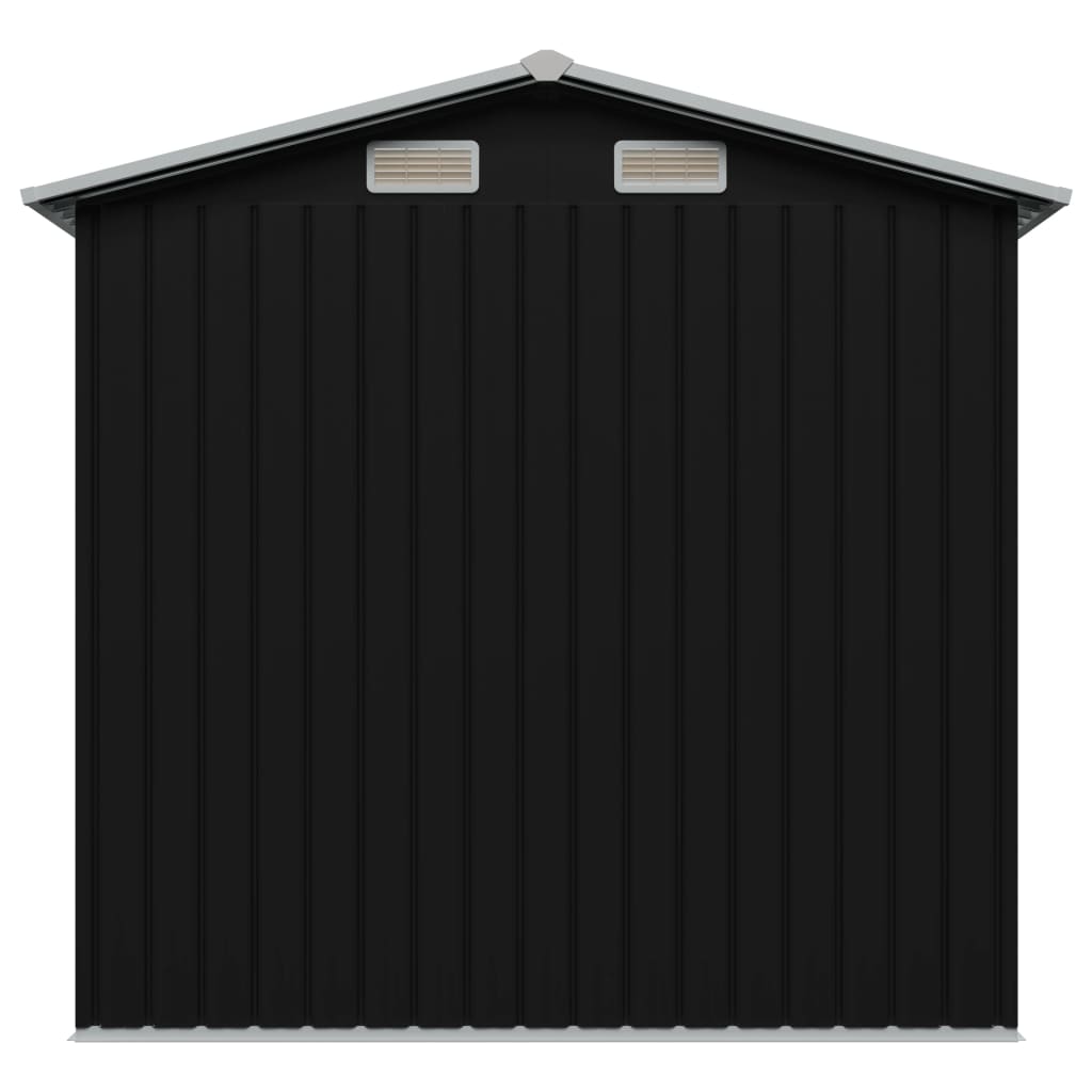 Garden Storage Shed Anthracite Steel 204x132x186 cm