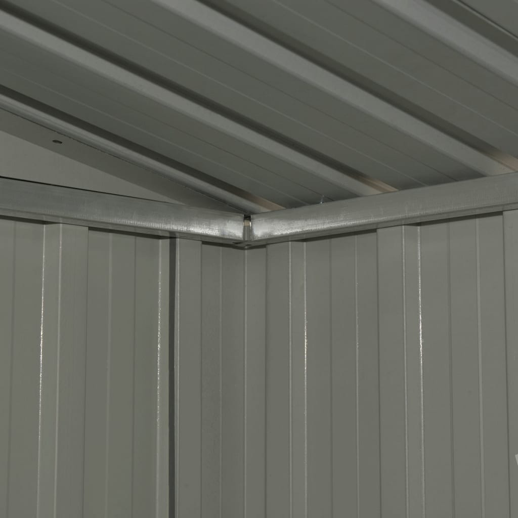 Garden Storage Shed Anthracite Steel 204x132x186 cm