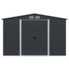 Garden Storage Shed Anthracite Steel 257x205x178 cm