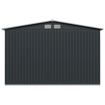Garden Storage Shed Anthracite Steel 257x205x178 cm