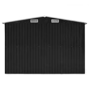 Garden Shed Anthracite 257x990x181 cm Galvanised steel