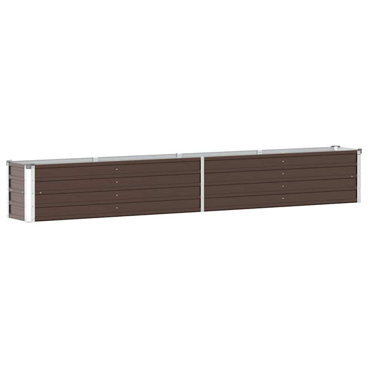 Raised Bed | Brown | Galvanised steel | Large | Heavy Weight Endurance