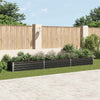 Garden Raised Bed Galvanized Steel 189"x31.5"x17.7" Anthracite