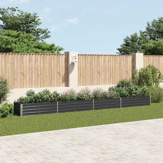 Raised Bed | Anthracite | Galvanised Steel | Large | Raised Bed