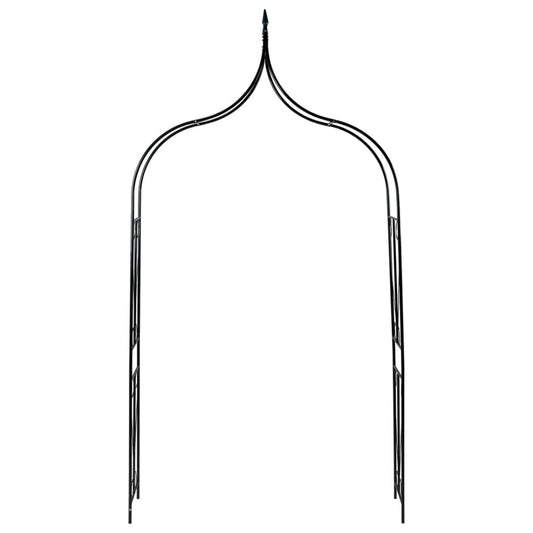Garden Arch | Dark Green | Powder-coated Iron, Plastic | 120x38x258 cm