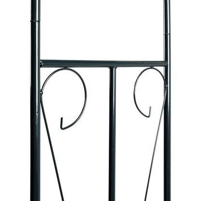 Garden Arch Dark Green 142x37x275 cm Iron