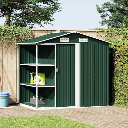 Garden Shed | Green | Galvanised iron, plastic | 205x130x183 cm